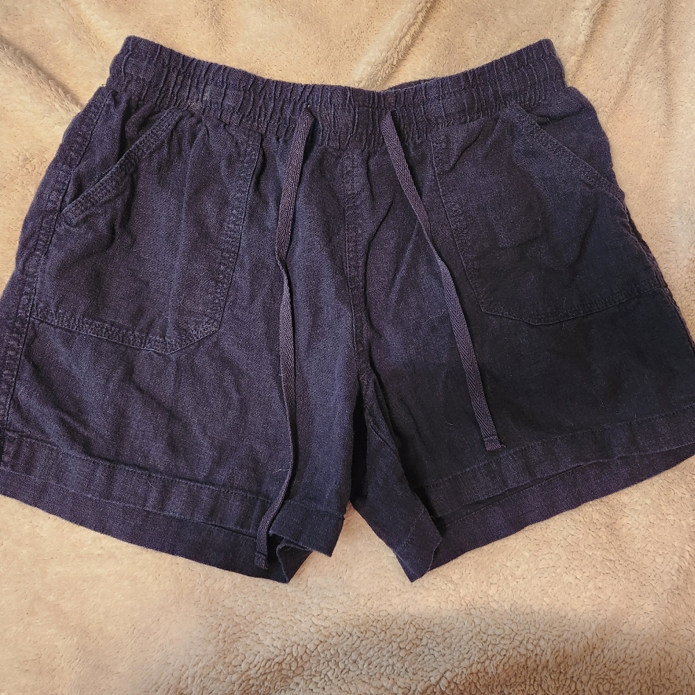 Casual Navy Blue Shorts